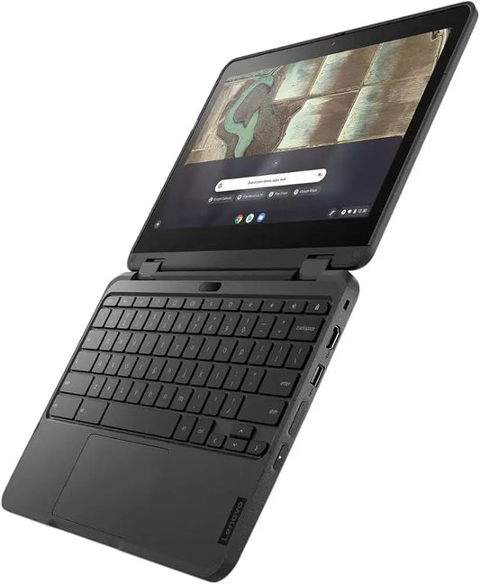 New Lenovo 12.2" 500e Yoga Touchscreen Chromebook-Intel N-series - N100 - 4 GB RAM - 32 GB eMMC-Chrome OS