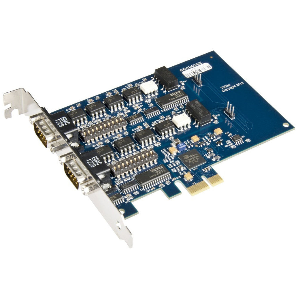 Sealevel 7203e PCI Express 2-Port Isolated RS-232/422/485 Serial Adapter