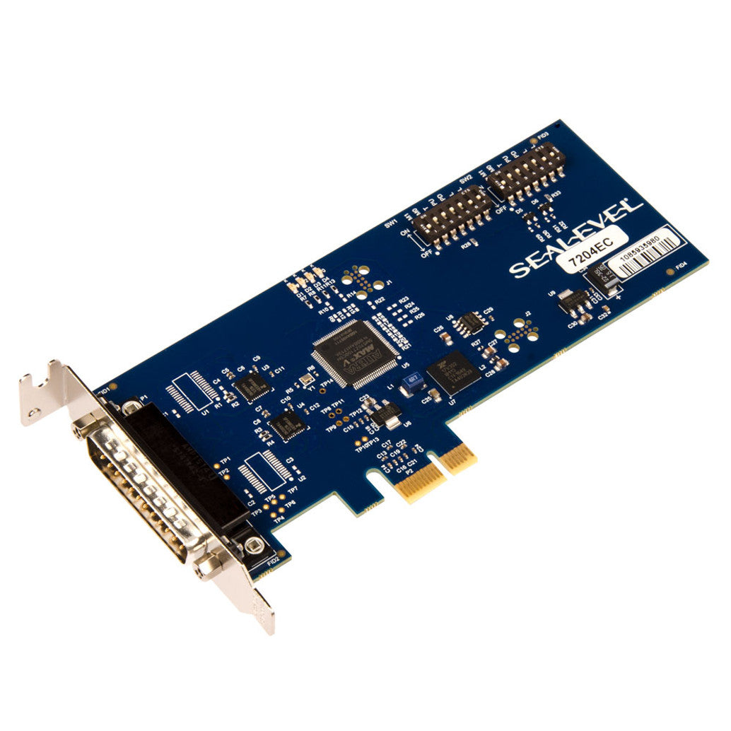 Sealevel 7204EC UltraCOMM+2.422 PCIe Industrial Serial Adapter (ROHS Compliant)