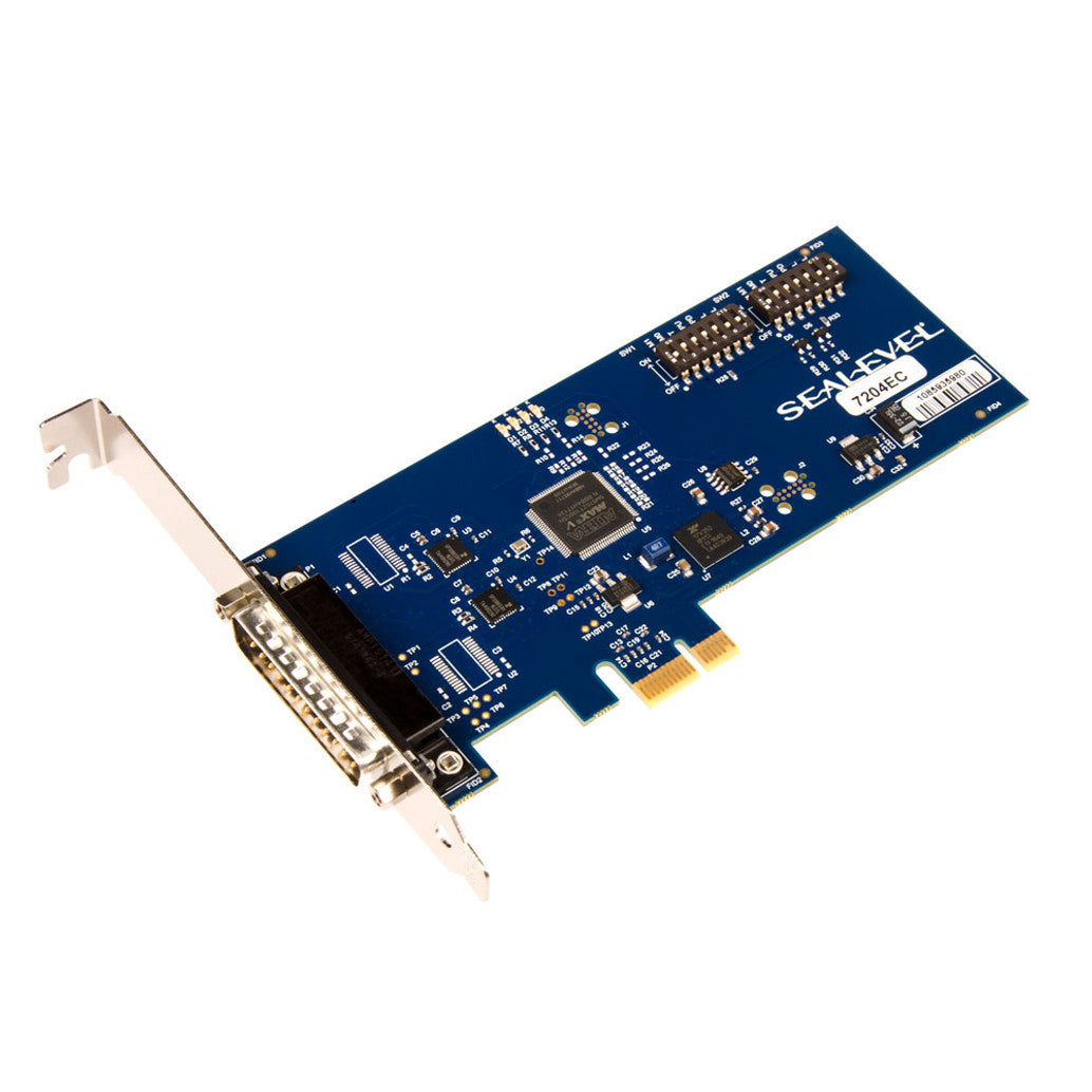 Sealevel 7204EC UltraCOMM+2.422 PCIe Industrial Serial Adapter (ROHS Compliant)