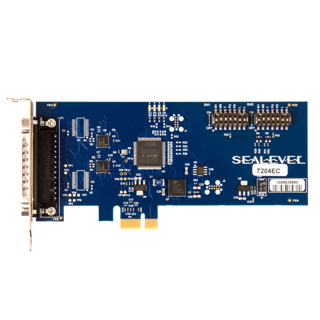 Sealevel 7204EC UltraCOMM+2.422 PCIe Industrial Serial Adapter (ROHS Compliant)