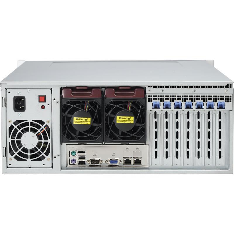 Supermicro CSE-842TQC-668B Black 4U Rackmount Server Chassis with 5x SAS3 3.5" Hot-Swap HDDs and 668W Power Supply